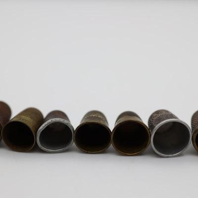 Collection of Antique Sewing Thimbles (11)