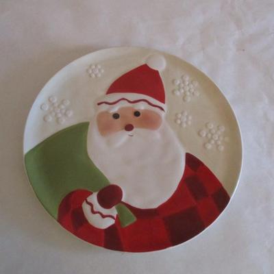 9 - Hallmark Santa Plates