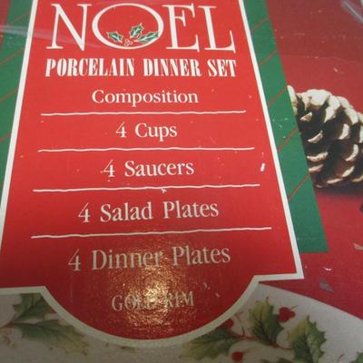 Noel Porcelain Dinner Set Choice 3