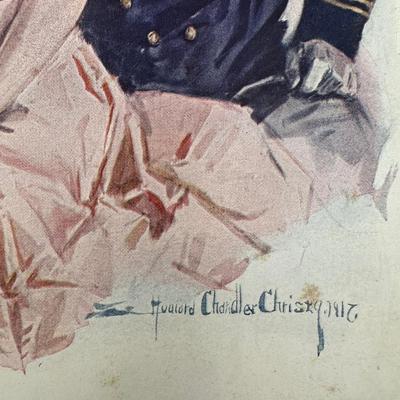 Howard Chandler Christy Wedding Of A Navy Soldier, 1917