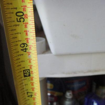 Plastic Shelving Unit (contents not included)