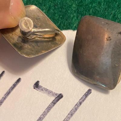 Sterling Silver Clip on Earrings