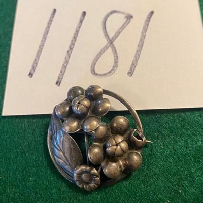 Sterling Silver Brooch