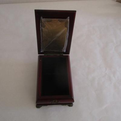Musical Jewelry Box With Fabric Top Choice 1