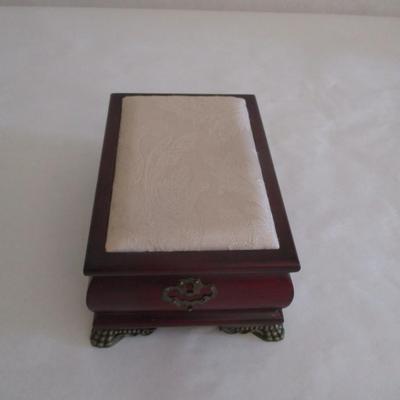 Musical Jewelry Box With Fabric Top Choice 1