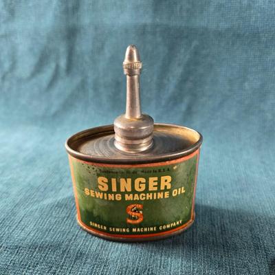Vintage Singer Sewing Machine Oil Can