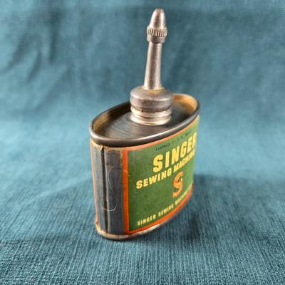 Vintage Singer Sewing Machine Oil Can