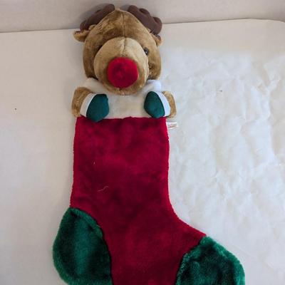 Reindeer Holiday Stocking
