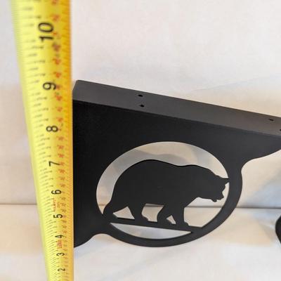 Metal Bear Bookshelf Brackets