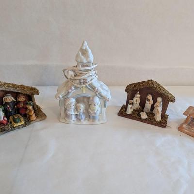 Precious Moments Sugar Church Figurine & Nativity Scenes