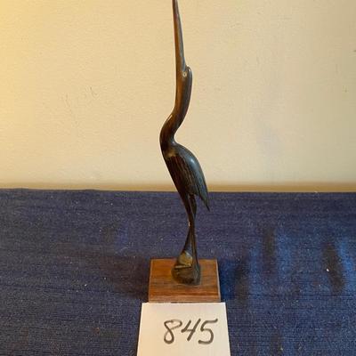 Vintage Hand Carved Bird Sculpture