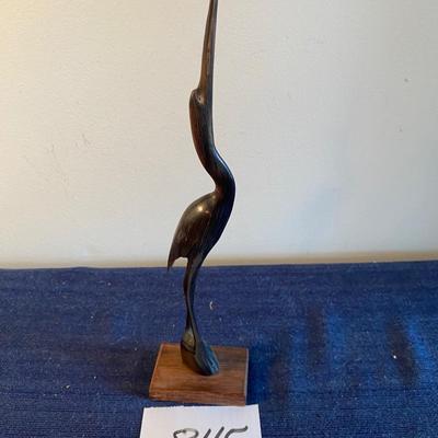 Vintage Hand Carved Bird Sculpture