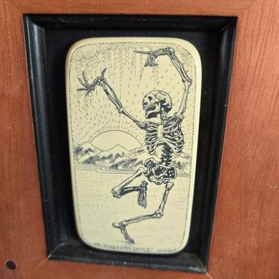 "Dry Bones Can Dance" Scrimshaw Style Art Piece