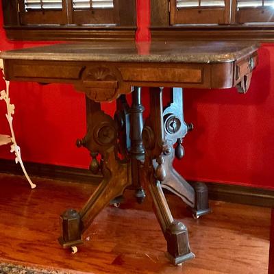 Victorian marble topped table in great condition