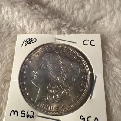 1880 Carson City MORGAN MS62