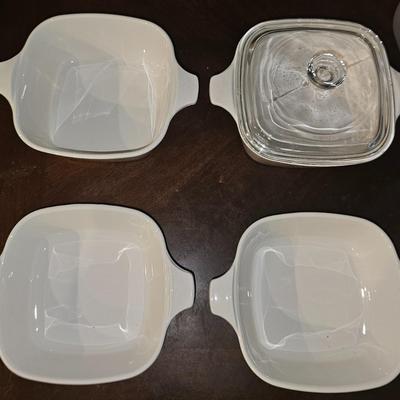 Vintage Corning Ware Blue Cornflower Set of 4