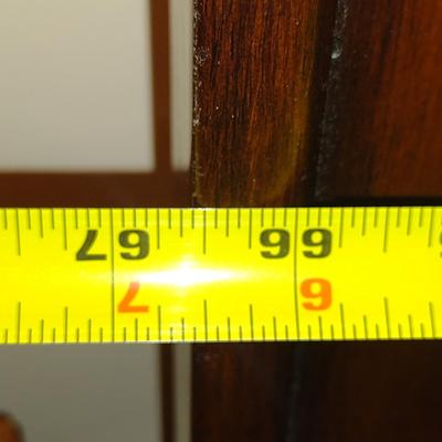 Schnadig Queen Sized Bed with Wooden Head and Foot Boards