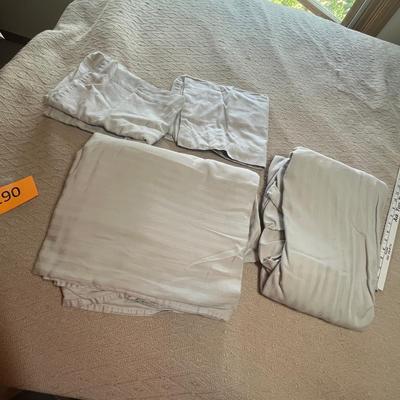 Brocade stripe sheet set