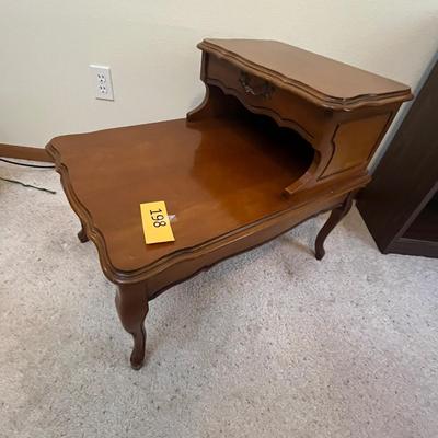 French Provincial step side table