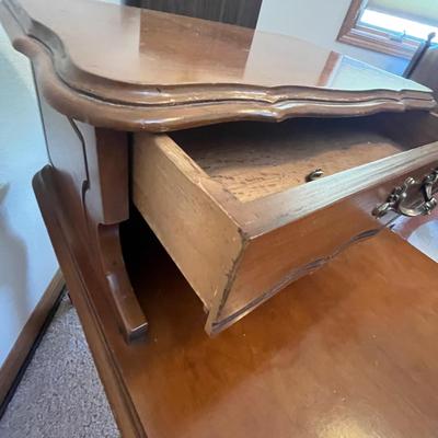 French Provincial step side table