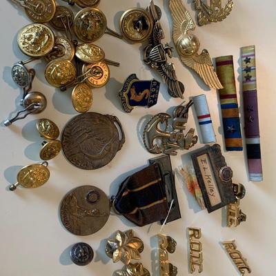 Vintage Military Medals & Others Lot