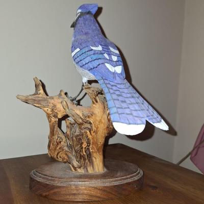 Blue Jay Figurine