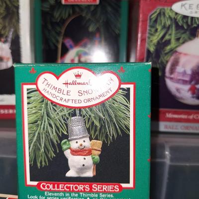8pc Hallmark Ornament Lot