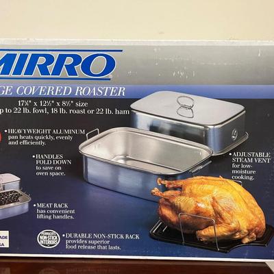 MIRRO Large Covered aluminum Roaster