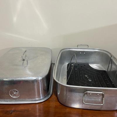 MIRRO Large Covered aluminum Roaster