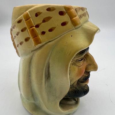 Japan Hand Painted Sheikh Coffee Mug/Planter Figurine