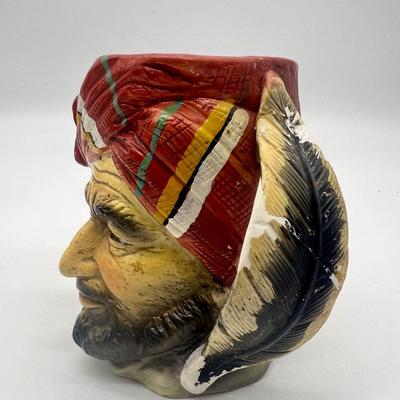 Japan Hand Painted Sheikh Coffee Mug/Planter Figurine