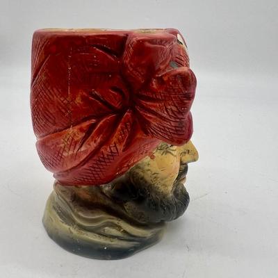 Japan Hand Painted Sheikh Coffee Mug/Planter Figurine