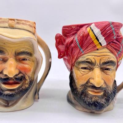Japan Hand Painted Sheikh Coffee Mug/Planter Figurine