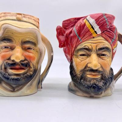Japan Hand Painted Sheikh Coffee Mug/Planter Figurine
