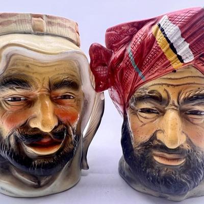 Japan Hand Painted Sheikh Coffee Mug/Planter Figurine