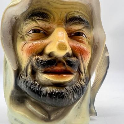 Japan Hand Painted Sheikh Coffee Mug/Planter Figurine