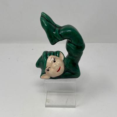 1950’s Gilner Tumbling Pixie Green Elf