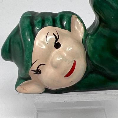 1950’s Gilner Tumbling Pixie Green Elf