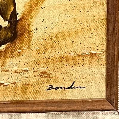 Lot# 144 Signed Framed Beach Scene Painting