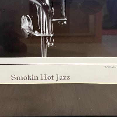 Lot# 145 Framed Smokin Hot Jazz Print by Eric Swanson