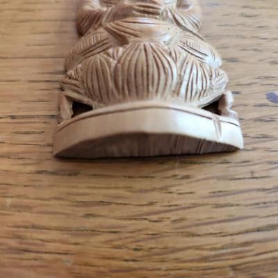 Wood Buddha Statuette