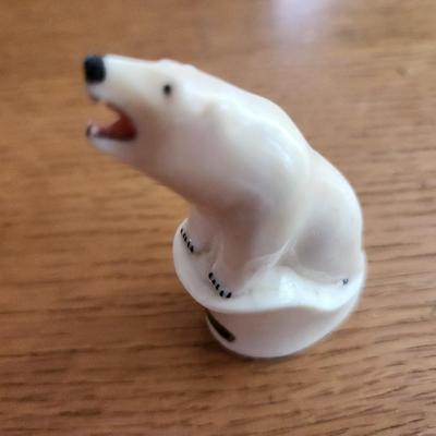 Alaskan Tourist Carved Polar Bear