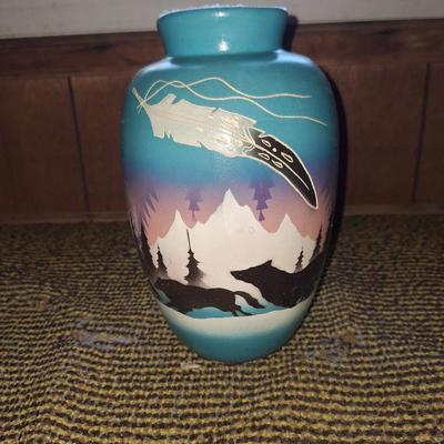 Handpainted Urn