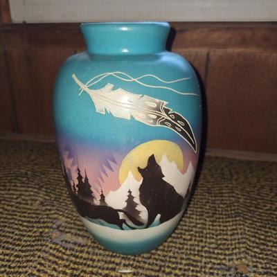 Handpainted Urn