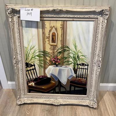 Lot# 149 Bettina M. Lasieur Signed Framed Painting