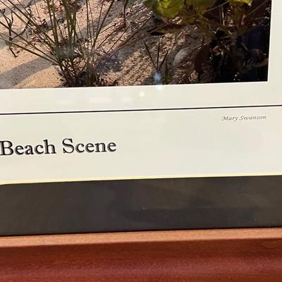 Lot# 152 Framed Beach Scene Print by Mary Swanson