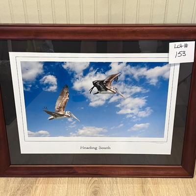 Lot# 153 Framed Heading South Print by Ernie Swanson