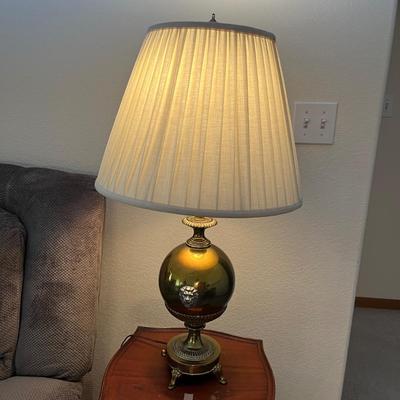 Fancy Brass Lamp