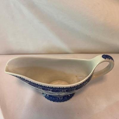 Wedgwood's Mayflower, Laughlin's Shakespeare & Spode Gravy Boat (K-DZ)