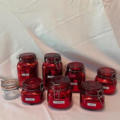 Red Glass Jars and More (K-DZ)